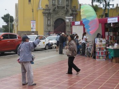 Plaza in Barranco, Lima